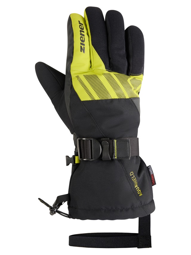 Ziener Skihandschuhe »GHALION-Z AQUASHIELD®« wasserdicht, winddicht, atmungsaktiv, warmes Futter, lange Stulpe