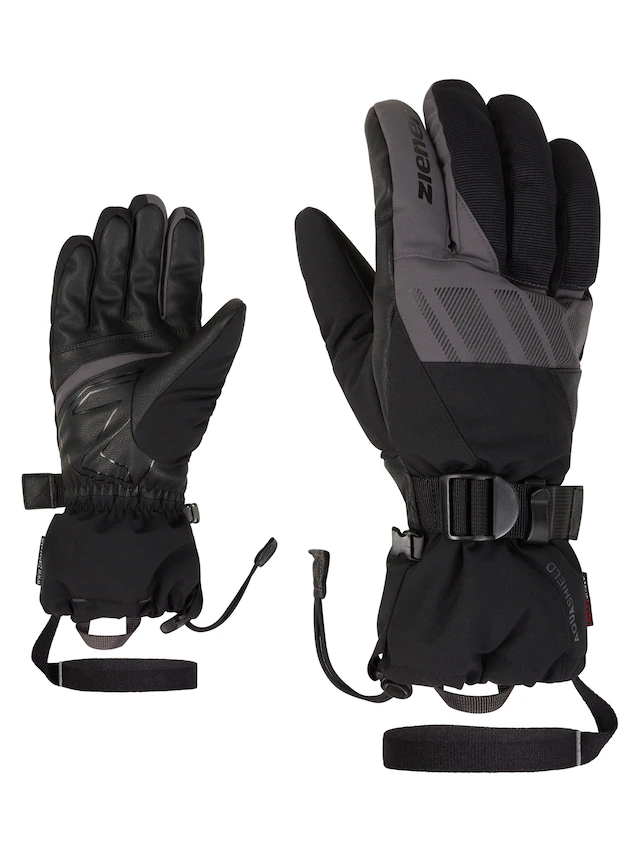 Ziener Skihandschuhe »GHALION-Z AQUASHIELD®« wasserdicht, winddicht, atmungsaktiv, warmes Futter, lange Stulpe