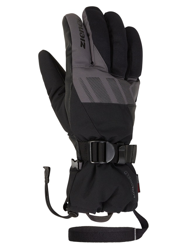 Ziener Skihandschuhe »GHALION-Z AQUASHIELD®« wasserdicht, winddicht, atmungsaktiv, warmes Futter, lange Stulpe