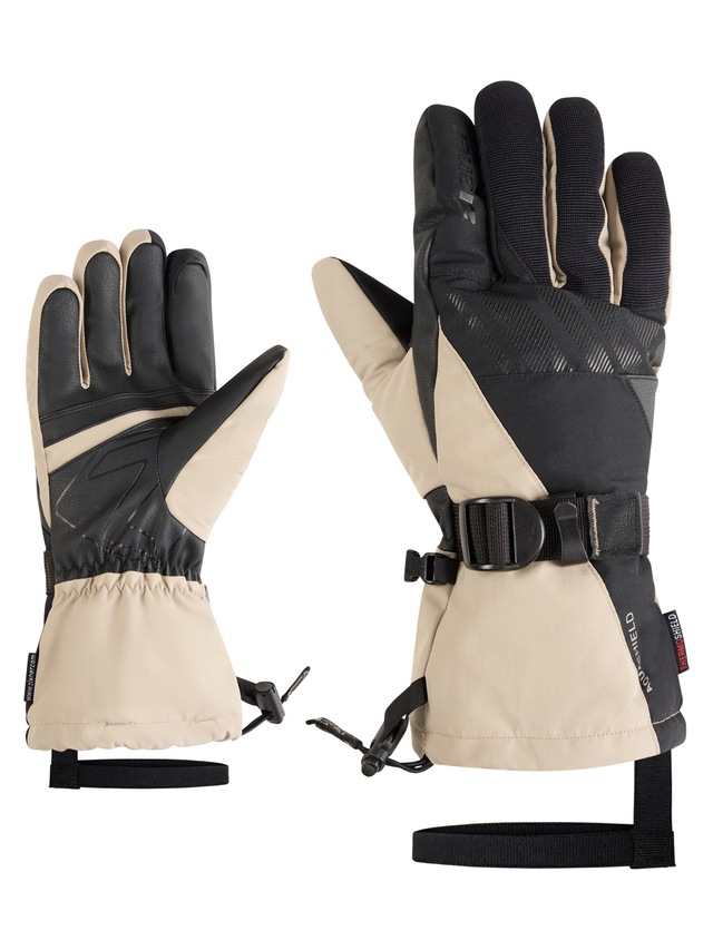 Ziener Skihandschuhe »GHALION-Z AQUASHIELD®« wasserdicht, winddicht, atmungsaktiv, warmes Futter, lange Stulpe