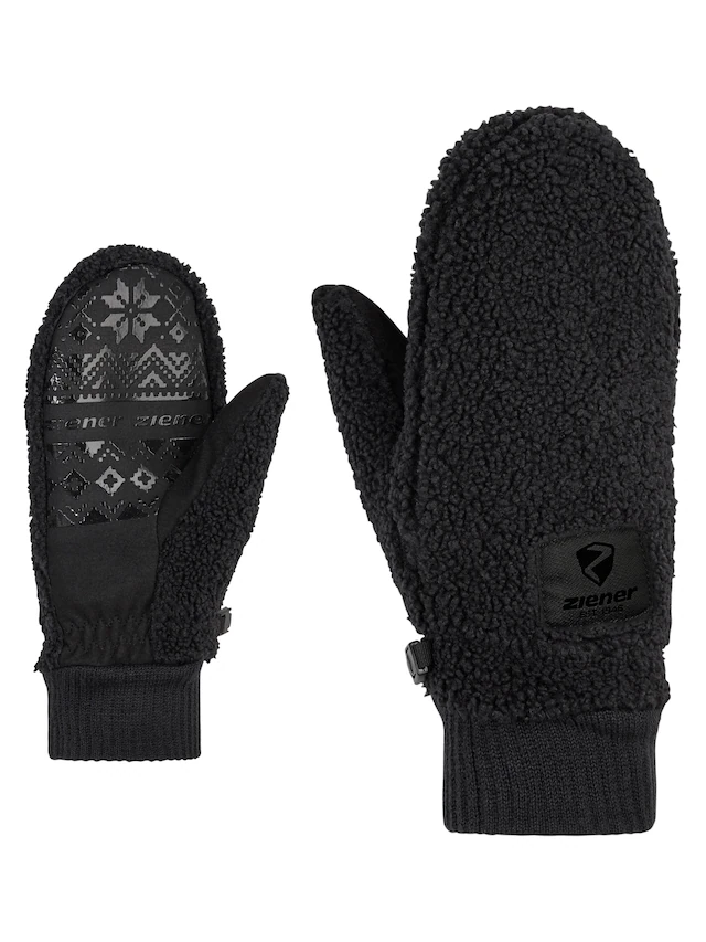 Ziener Fäustlinge »ISHERPA-Z DAMEN« Warm, Teddyfleece, Strickbündchen