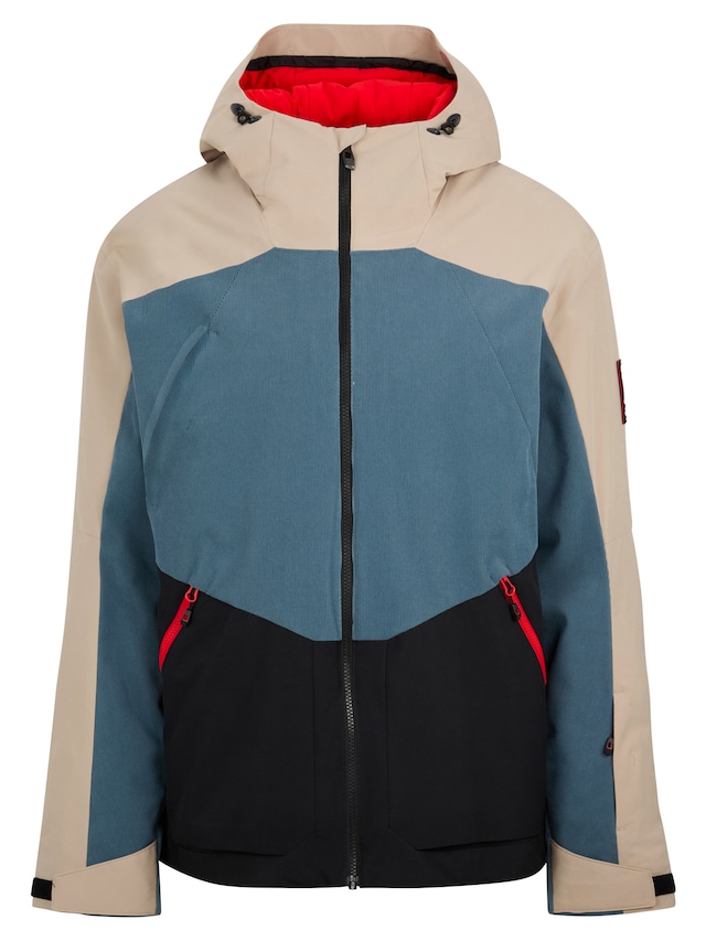 Ziener Skijacke »TOBIN-Z AQUASHIELD® HERREN« wasserdicht, winddicht, atmungsaktiv, elastisch, Kapuze