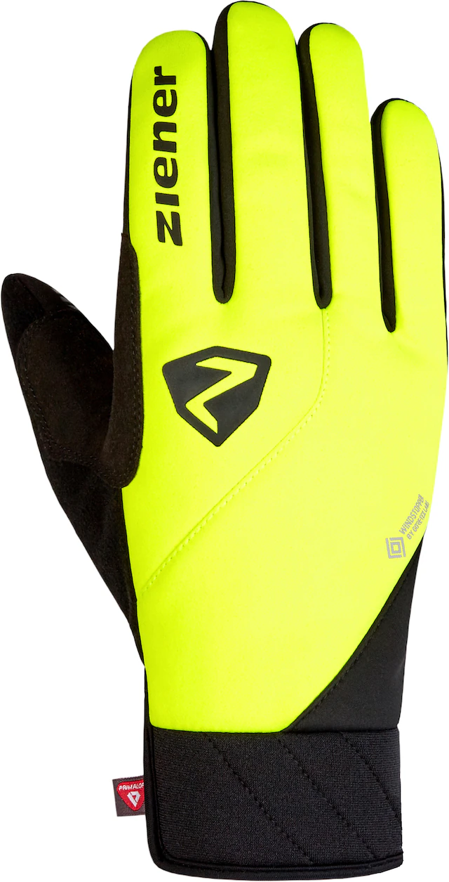 Ziener Fahrradhandschuhe »DONNI-Z WINDSTOPPER® by GORE TEX LABS® PrimaLoft®« winddicht, atmungsaktiv, warm durch PrimaLoft®