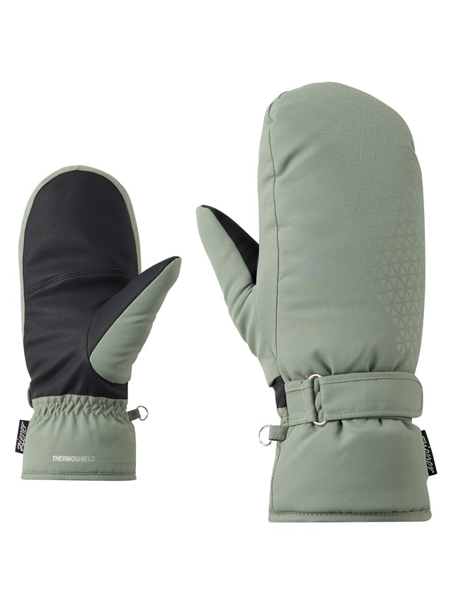 Ziener Fäustlinge »KISARI-Z AQUASHIELD® DAMEN« wasserdicht, winddicht, atmungsaktiv, warmes Fleece-Futter