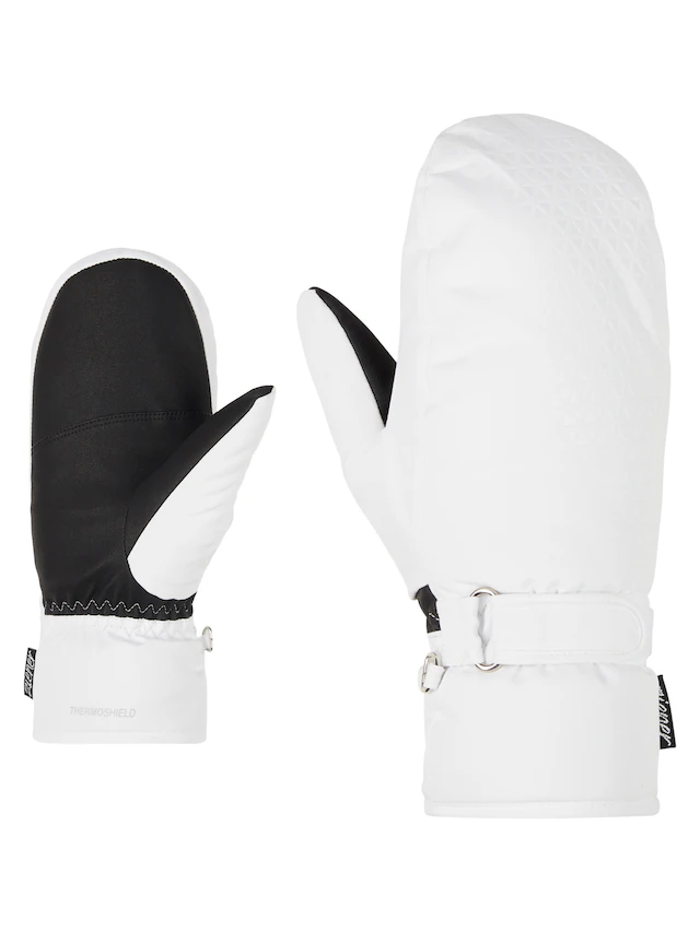 Ziener Fäustlinge »KISARI-Z AQUASHIELD® DAMEN« wasserdicht, winddicht, atmungsaktiv, warmes Fleece-Futter