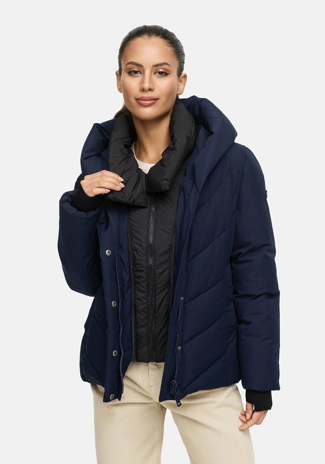 Marikoo Winterjacke »Nadiraa« 2-in-1 Funktion Herausnehmbare Polyester-Innenteil
