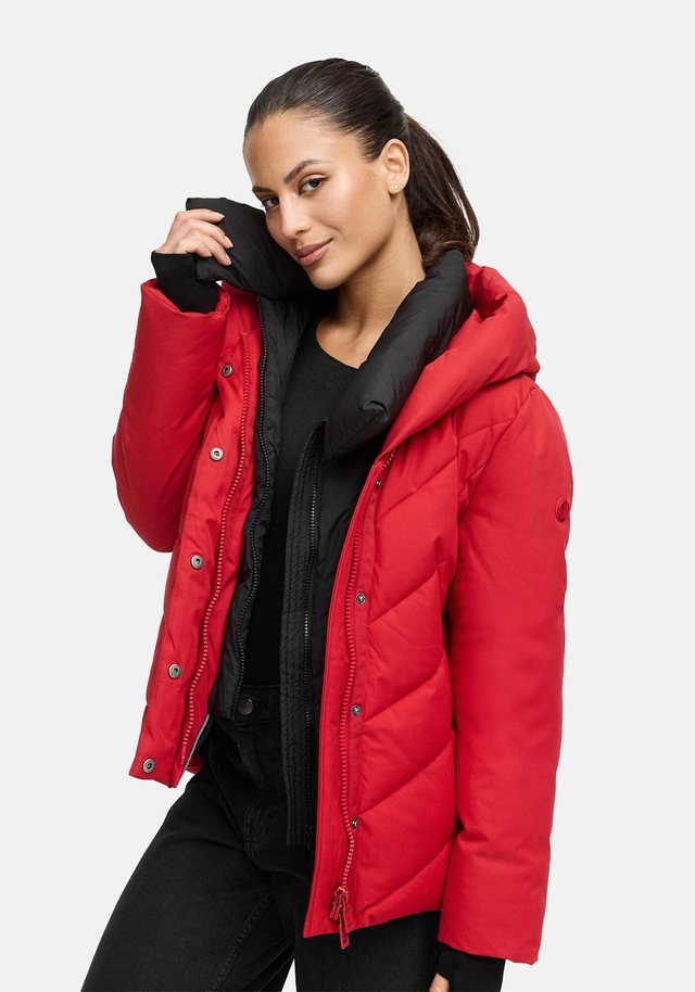 Marikoo Winterjacke »Nadiraa« 2-in-1 Funktion Herausnehmbare Polyester-Innenteil