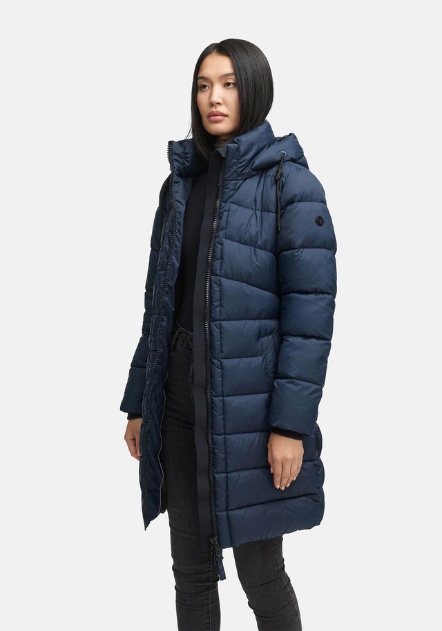 Marikoo Winterjacke »Kaltnäschen« mit abnehmbarer Kapuze und hochschließendem Kragen
