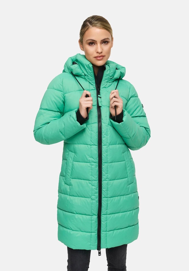 Marikoo Winterjacke »Kaltnäschen« mit abnehmbarer Kapuze und hochschließendem Kragen