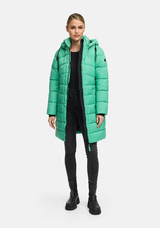 Marikoo Winterjacke »Kaltnäschen« mit abnehmbarer Kapuze und hochschließendem Kragen