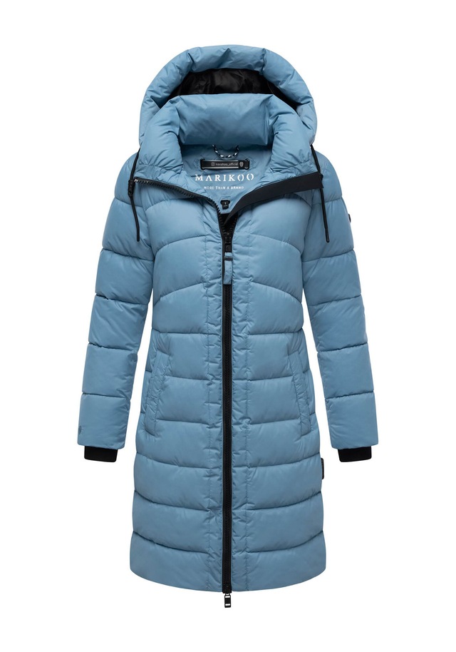Marikoo Winterjacke »Kaltnäschen« mit abnehmbarer Kapuze und hochschließendem Kragen