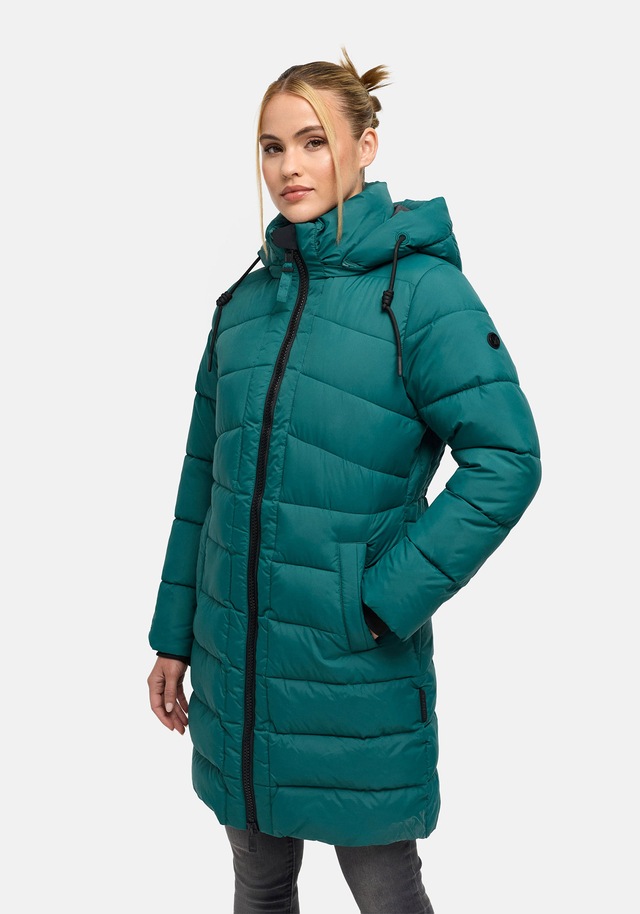Marikoo Winterjacke »Kaltnäschen« mit abnehmbarer Kapuze und hochschließendem Kragen