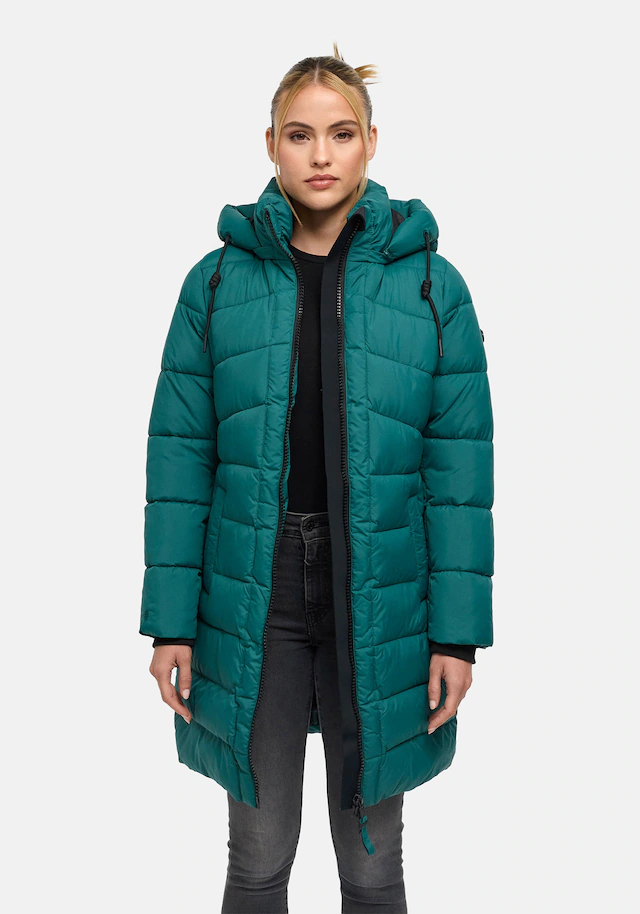 Marikoo Winterjacke »Kaltnäschen« mit abnehmbarer Kapuze und hochschließendem Kragen