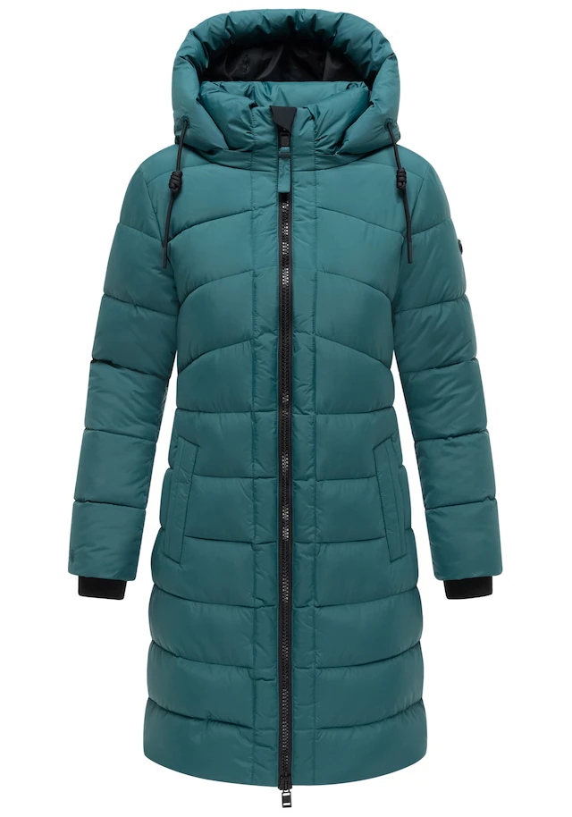 Marikoo Winterjacke »Kaltnäschen« mit abnehmbarer Kapuze und hochschließendem Kragen