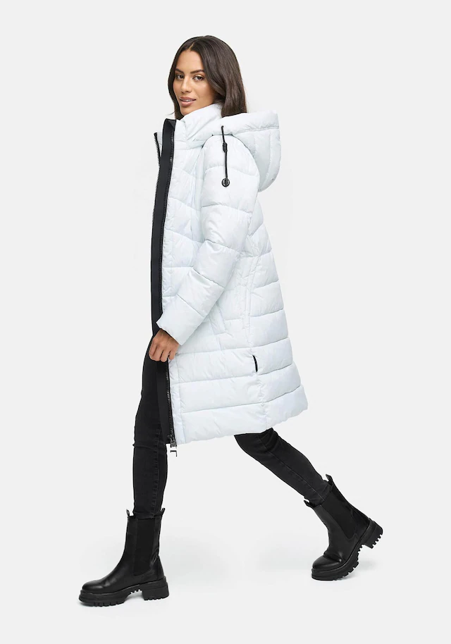 Marikoo Winterjacke »Kaltnäschen« mit abnehmbarer Kapuze und hochschließendem Kragen
