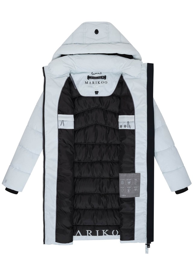 Marikoo Winterjacke »Kaltnäschen« mit abnehmbarer Kapuze und hochschließendem Kragen