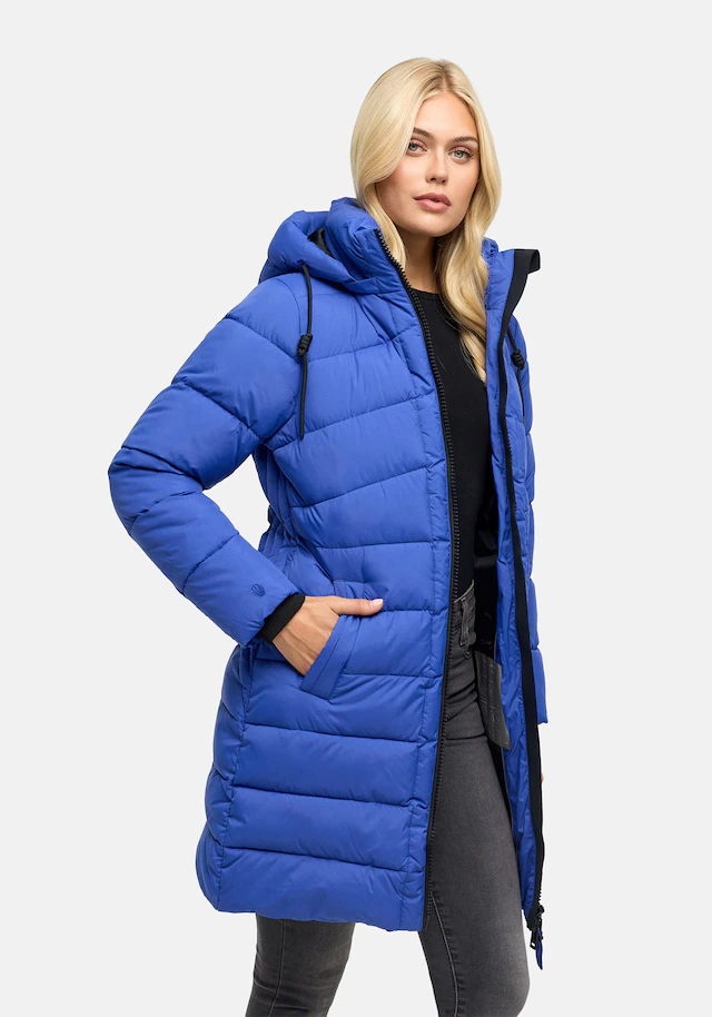Marikoo Winterjacke »Kaltnäschen« mit abnehmbarer Kapuze und hochschließendem Kragen