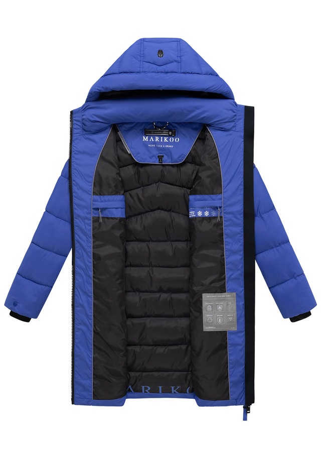 Marikoo Winterjacke »Kaltnäschen« mit abnehmbarer Kapuze und hochschließendem Kragen