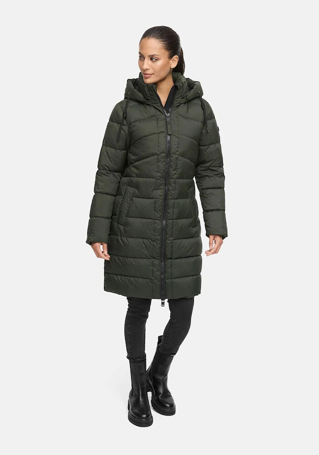 Marikoo Winterjacke »Kaltnäschen« mit abnehmbarer Kapuze und hochschließendem Kragen