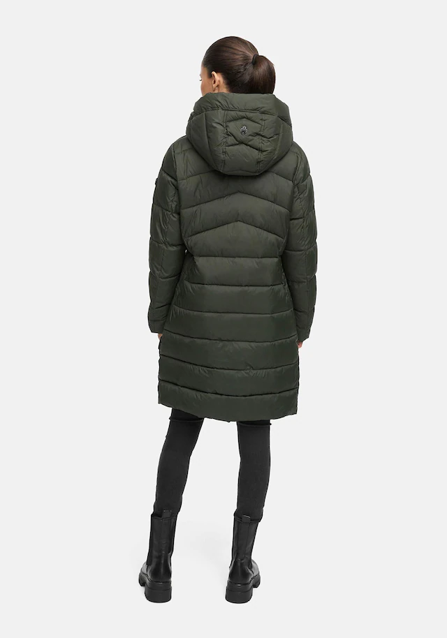 Marikoo Winterjacke »Kaltnäschen« mit abnehmbarer Kapuze und hochschließendem Kragen