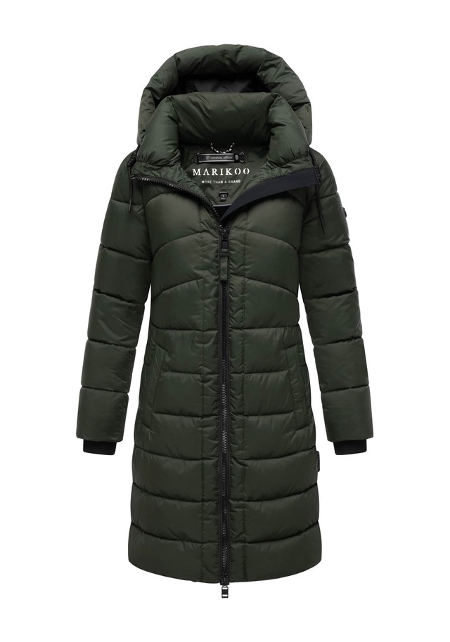Marikoo Winterjacke »Kaltnäschen« mit abnehmbarer Kapuze und hochschließendem Kragen