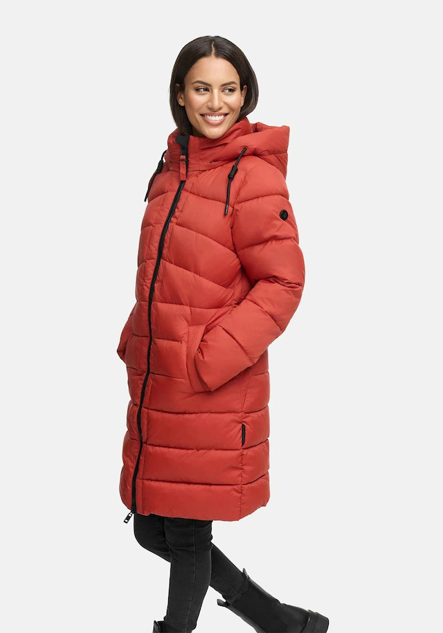 Marikoo Winterjacke »Kaltnäschen« mit abnehmbarer Kapuze und hochschließendem Kragen