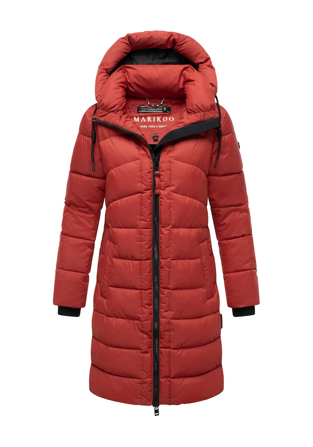 Marikoo Winterjacke »Kaltnäschen« mit abnehmbarer Kapuze und hochschließendem Kragen