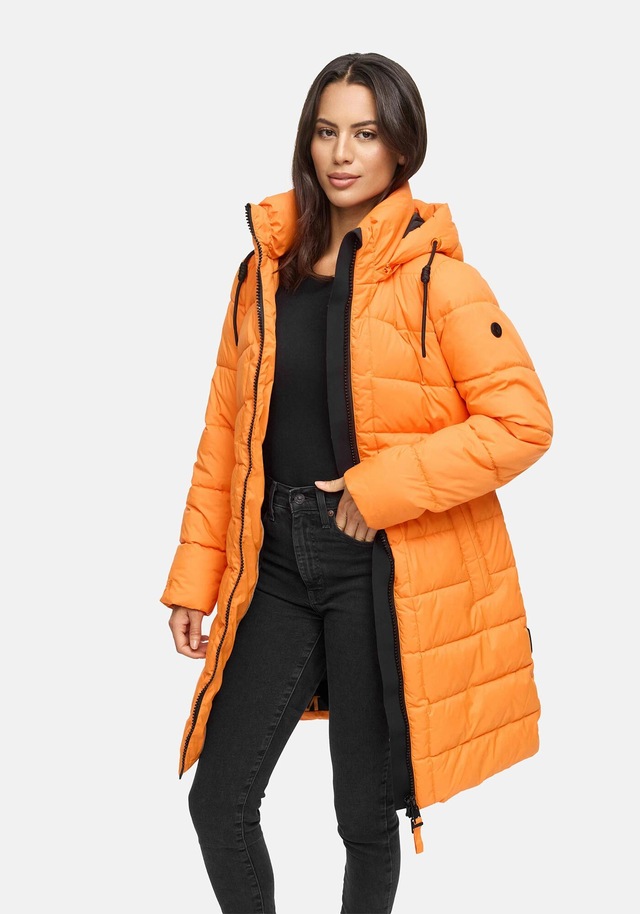 Marikoo Winterjacke »Kaltnäschen« mit abnehmbarer Kapuze und hochschließendem Kragen