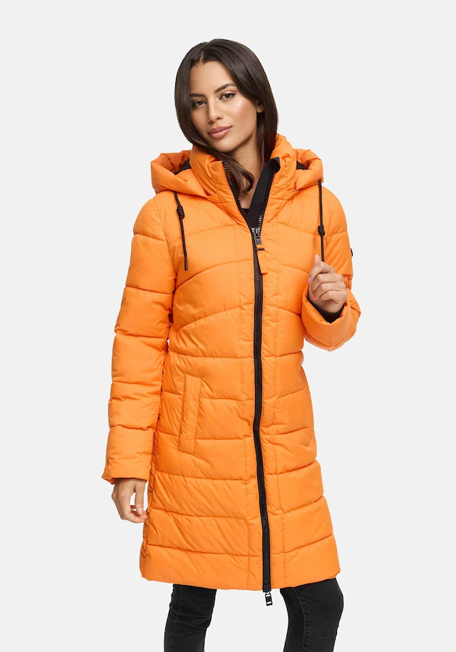 Marikoo Winterjacke »Kaltnäschen« mit abnehmbarer Kapuze und hochschließendem Kragen