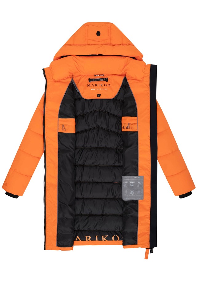 Marikoo Winterjacke »Kaltnäschen« mit abnehmbarer Kapuze und hochschließendem Kragen