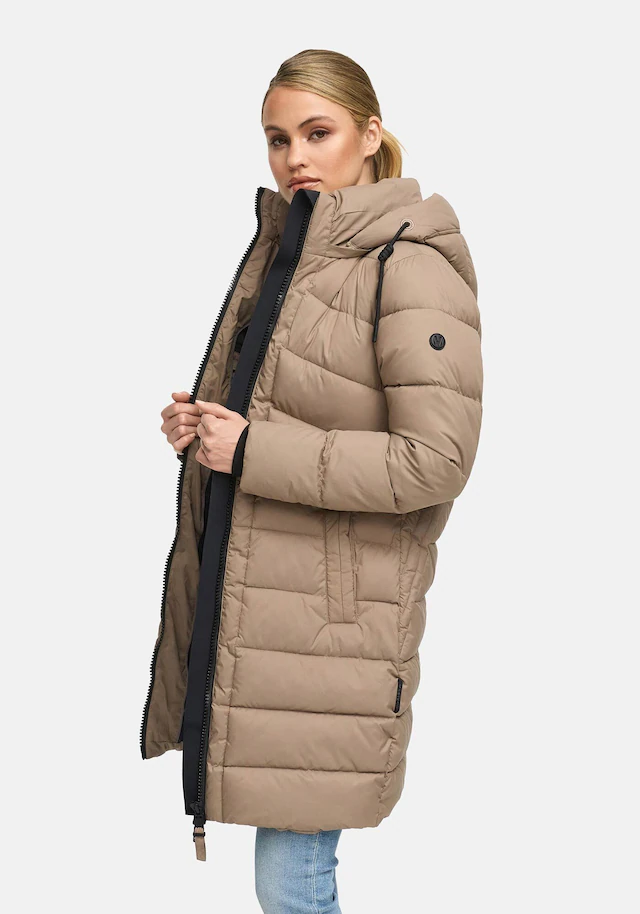 Marikoo Winterjacke »Kaltnäschen« mit abnehmbarer Kapuze und hochschließendem Kragen