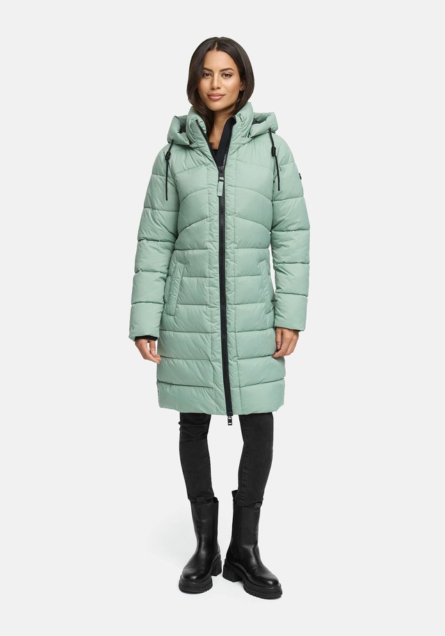 Marikoo Winterjacke »Kaltnäschen« mit abnehmbarer Kapuze und hochschließendem Kragen