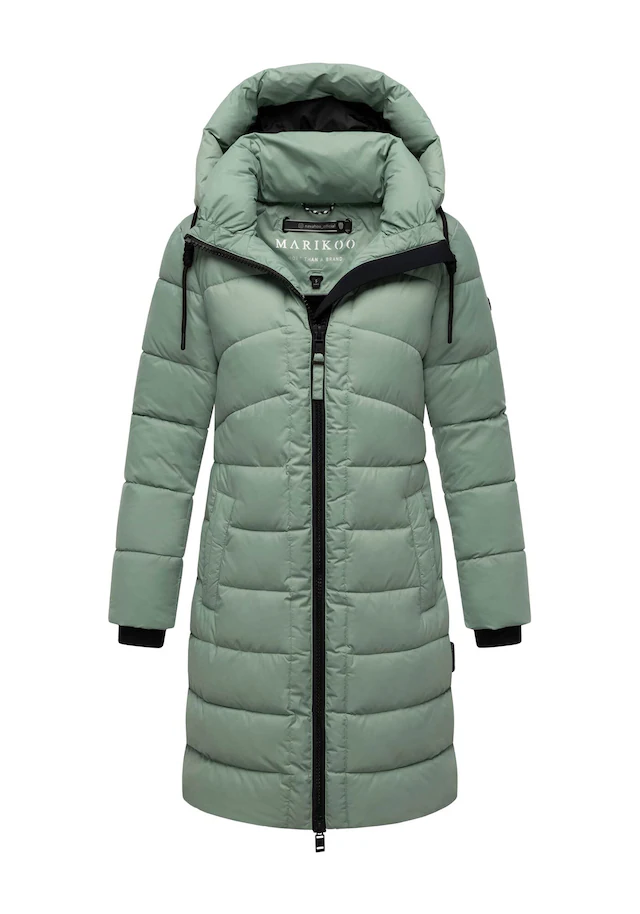 Marikoo Winterjacke »Kaltnäschen« mit abnehmbarer Kapuze und hochschließendem Kragen