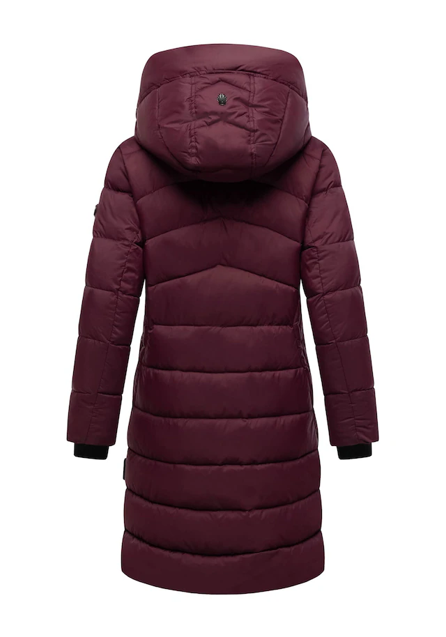 Marikoo Winterjacke »Kaltnäschen« mit abnehmbarer Kapuze und hochschließendem Kragen