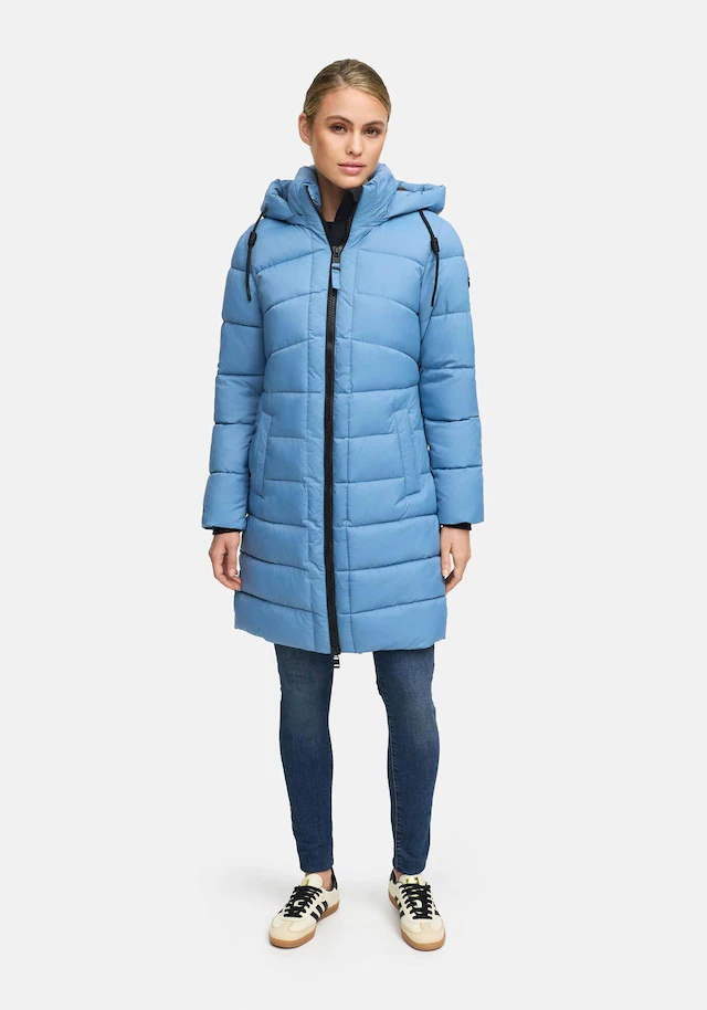 Marikoo Winterjacke »Kaltnäschen« mit abnehmbarer Kapuze und hochschließendem Kragen