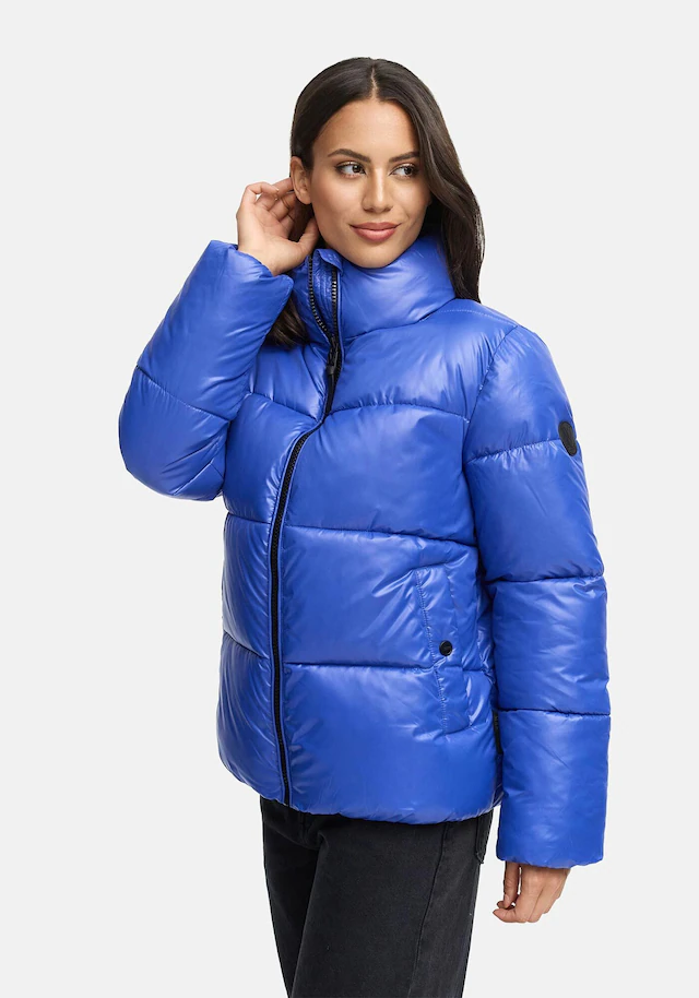 Marikoo Winterjacke »Hazalee« mit leicht gläzendem Obermaterial und hohem Kragen