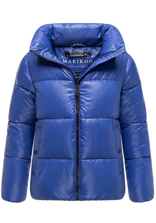 Marikoo Winterjacke »Hazalee« mit leicht gläzendem Obermaterial und hohem Kragen
