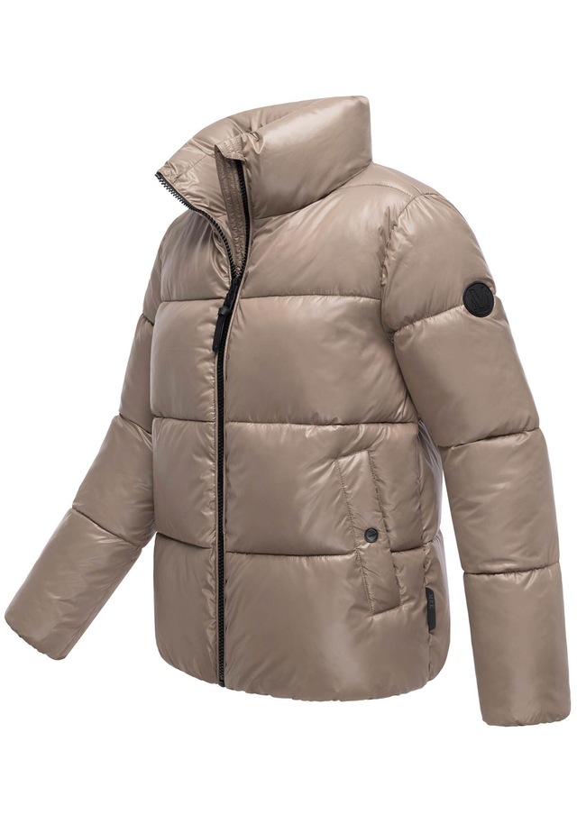 Marikoo Winterjacke »Hazalee« mit leicht gläzendem Obermaterial und hohem Kragen