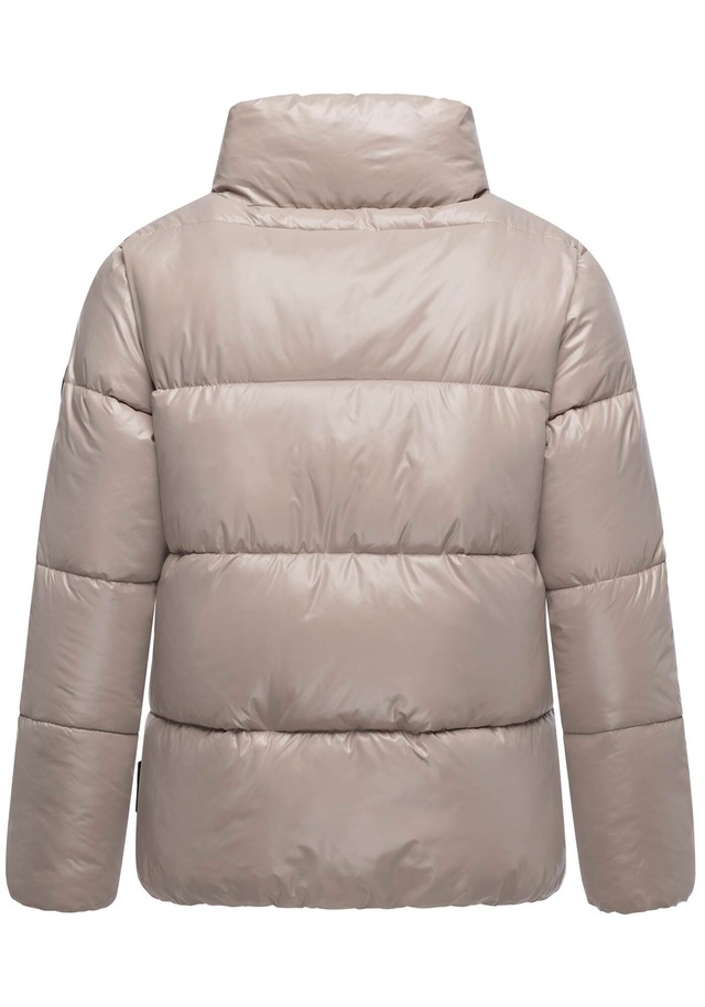 Marikoo Winterjacke »Hazalee« mit leicht gläzendem Obermaterial und hohem Kragen
