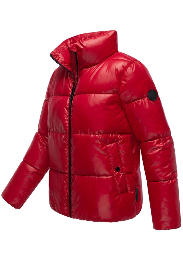 Marikoo Winterjacke »Hazalee« mit leicht gläzendem Obermaterial und hohem Kragen