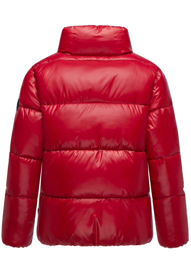 Marikoo Winterjacke »Hazalee« mit leicht gläzendem Obermaterial und hohem Kragen