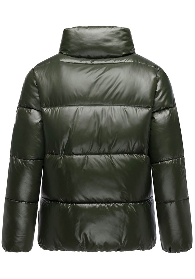 Marikoo Winterjacke »Hazalee« mit leicht gläzendem Obermaterial und hohem Kragen
