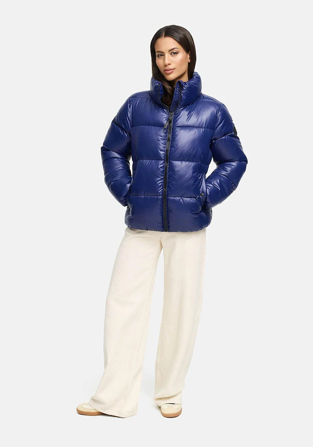 Marikoo Winterjacke »Hazalee« mit leicht gläzendem Obermaterial und hohem Kragen