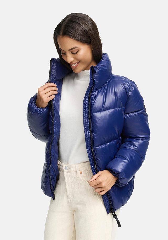 Marikoo Winterjacke »Hazalee« mit leicht gläzendem Obermaterial und hohem Kragen