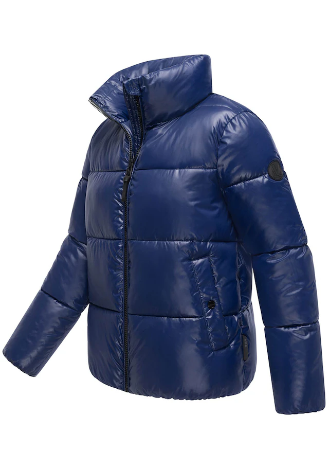 Marikoo Winterjacke »Hazalee« mit leicht gläzendem Obermaterial und hohem Kragen