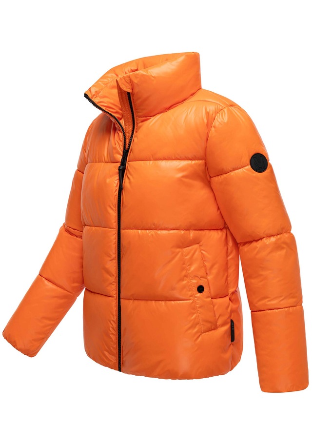 Marikoo Winterjacke »Hazalee« mit leicht gläzendem Obermaterial und hohem Kragen