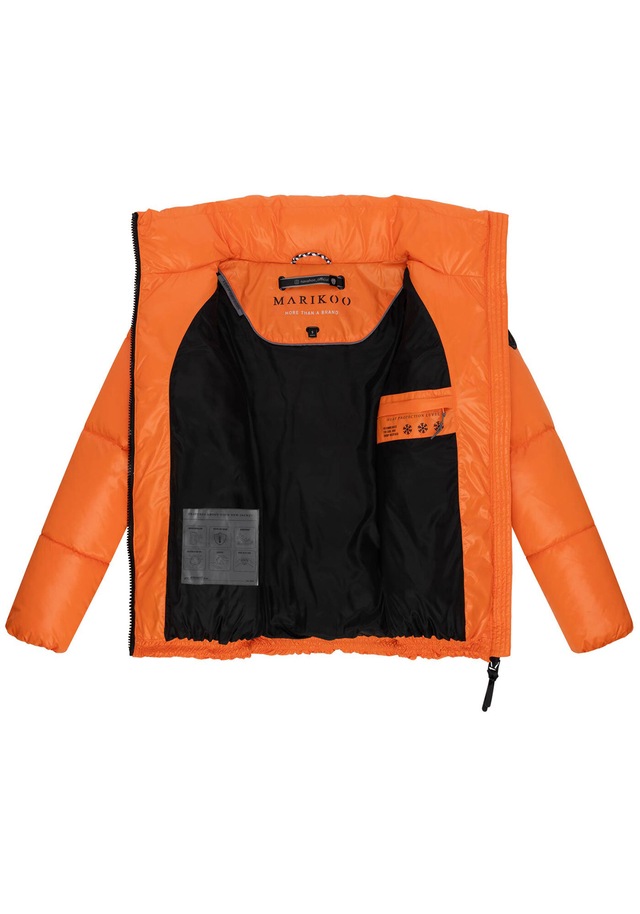 Marikoo Winterjacke »Hazalee« mit leicht gläzendem Obermaterial und hohem Kragen