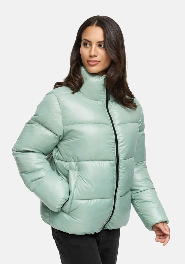 Marikoo Winterjacke »Hazalee« mit leicht gläzendem Obermaterial und hohem Kragen