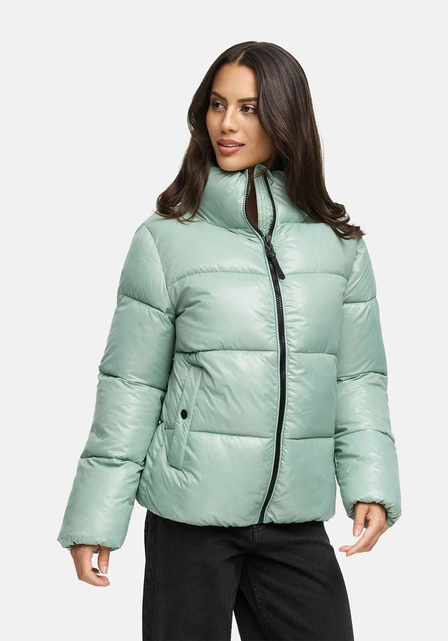 Marikoo Winterjacke »Hazalee« mit leicht gläzendem Obermaterial und hohem Kragen