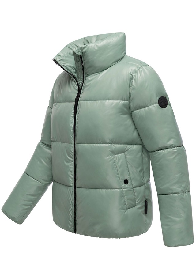 Marikoo Winterjacke »Hazalee« mit leicht gläzendem Obermaterial und hohem Kragen